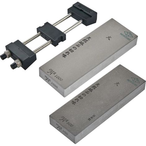 Set Morihei Hishiboshi Hi 500 e 1000 + supporto per pietra Naniwa (1/5)