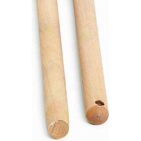 Manche bois cantonnier NOTRE SELECTION 1,40 m Ø28 mm lot de 2