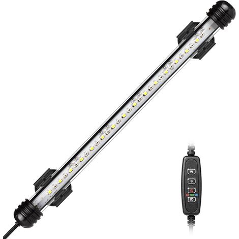 Éclairage LED pour aquarium, lampe submersible avec minuterie marche/arrêt automatique (1/5)