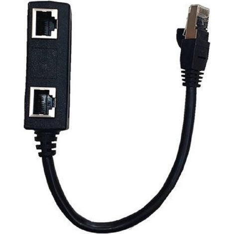 Linq - Cavo Scheda Sdoppiatore Rj45 2in1 Splitter 2 Porte Adsl Ethernet Internet It-7012 - (1/2)