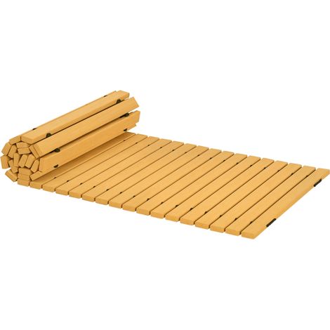 Outsunny Rollable Wooden Garden Pathway - Solid Pine Wood 185 x 60 cm