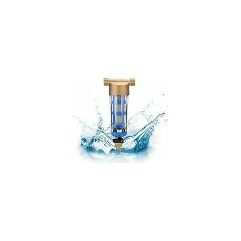 Filtre à Sédiments Réutilisable - Filtre Préfiltre pour Eau de Puits - Filetage Mâle 3/4 Pouces - 40 Microns