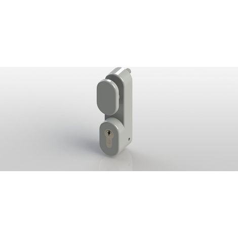 Module extérieur pour antipanique UNICO et MODULO avec bouton débrayable et clé prisonnière EASY3 noir - ANTIPANIC