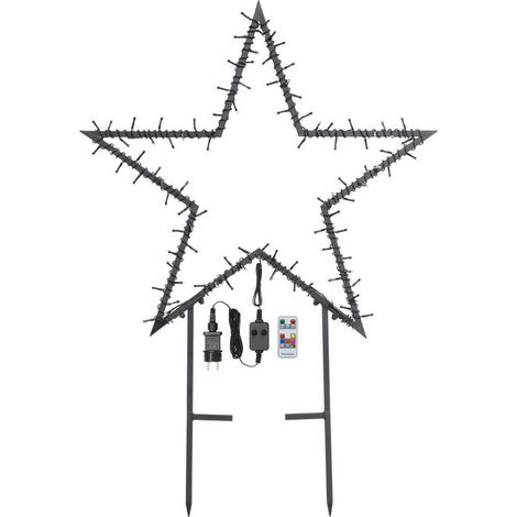 Lotti, Stella Decorativa Multiuso Wonder GMD Ø75cm, 100 LED Superbright, Con Telecomando