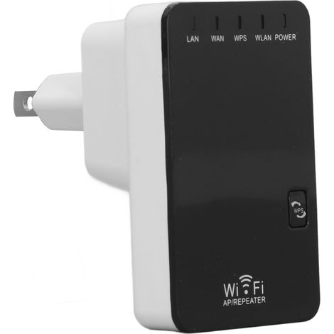 Répéteur WiFi 2.4G 300M, Amplificateur de Signal Sans Fil, Routeur Extendeur 100-240V Norme US, Couverture 300 Mètres, Usage Domestique, Exclusivité Mexique (1/5)