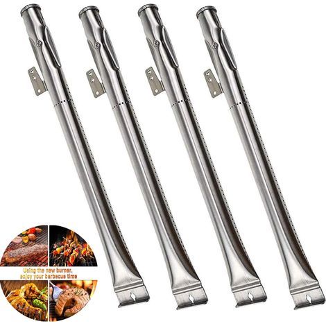 38cm Brûleurs de rechange en acier inoxydable pour Barbecook Siesta,Grill Chef,Kenmore Sears Lowes Gas Grills,4pcs