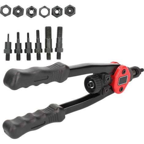 Pince à rivets manuelle robuste BT605 en alliage de fer, kit de rivetage automatique facile à utiliser (1/5)