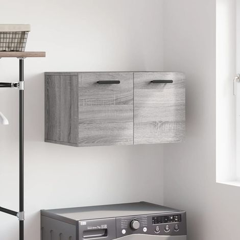 Armario de pared madera de ingeniería gris Sonoma 60x36,5x35 cm vidaXL (1/5)