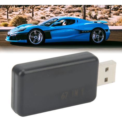 Outil de diagnostic automobile, outil de programmation de puce ECU SM2 PRO J2534 67 en 1, dongle USB unique (livré avec boîte) (1/5)