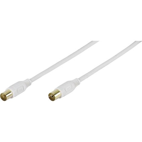 VIVANCO Cavo Coassiale Antenna Maschio femmina 10 Metri Bianco (1/3)
