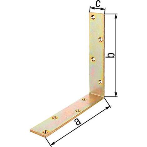 Corniere poutre 200x200x40 mm zingué jaune (1/2)