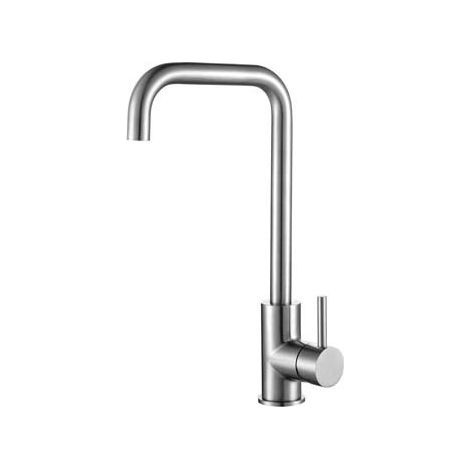 LAN und Küche, 360° drehbare Küchenarmatur, Küchenarmatur, Edelstahl, mit PEX-Schlauch, Kalt- und Warmwasser einstellbar, verdickte Basis. (1/5)