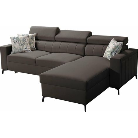 Canapé d'angle Sarasota 150, Mono 234 + Botanical 36, Disponible, 267x183x83cm, 0