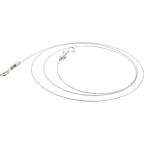 Corde de levage en acier inoxydable, câble robuste, pinces suspension (1/5)