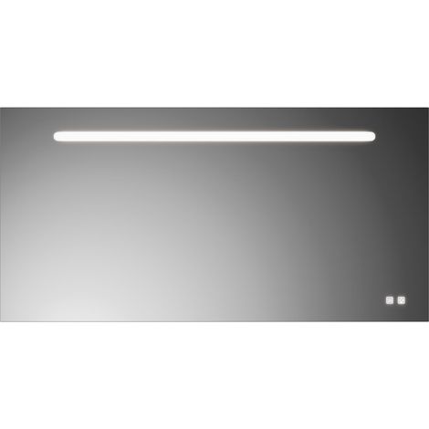 burgbad Lin20 Lichtspiegel mit horizontaler LED-Beleuchtung, (1/2)
