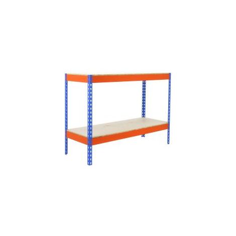 Simonrack Metallsregale blau orange Kapazität 800 kg