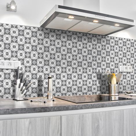 Sticker Mural Carrelage adhésif Cuisine Salle de Bain - 60 STICKERS CARRELAGES AZULEJOS SHEILA - 60stickers10x10cm (1/5)