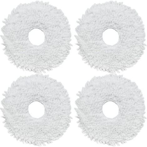 Cleaning Cloth for Eureka J12 Ultra, for Midea V12 Accessories for Robot Vacuum Cleaner, Replacement Soft Microfibre Cloth -4 Pieces (1/5)