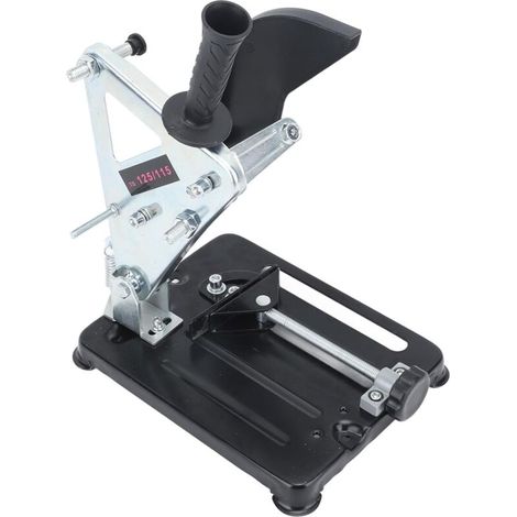 Professional cutting stand for 115-125 mm angle grinders. Adjustable cutting range from 0° to 45°. Angle support. (1/5)