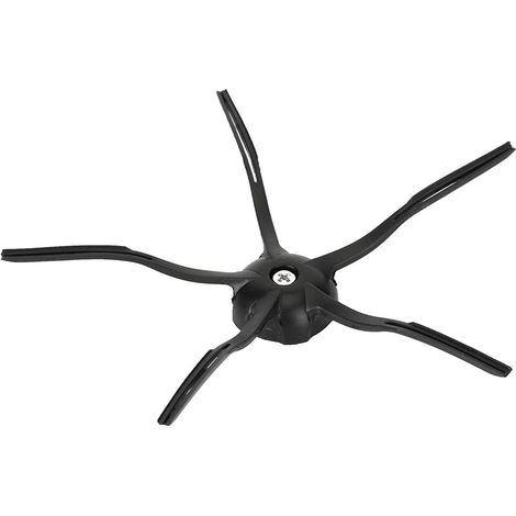 Jeu de 2 Balais Latéraux ABS Noir pour Robot Aspirateur Xiaomi S6 S5 E35 E2 - Pièces de Rechange Haute Qualité (1/5)