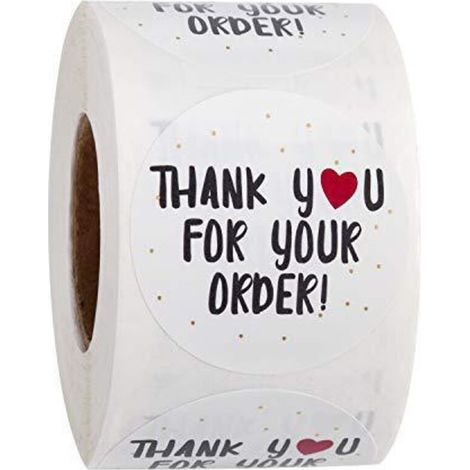 Etiquette Autocollante - Papier d'Emballage pour Pâtisserie - Pour Petites Entreprises - 3 Pièces (1/4)