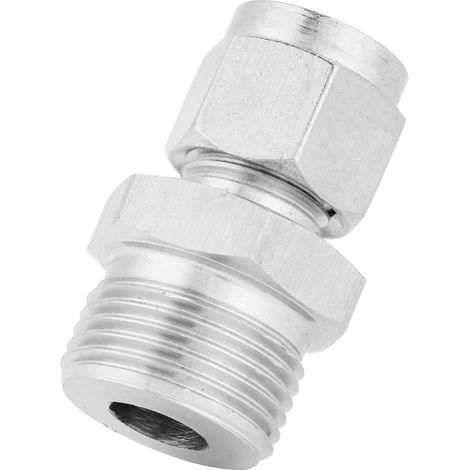 Raccords de tuyauterie en acier inoxydable, connecteur à double bague, bague simple M201,5-8 (1/5)