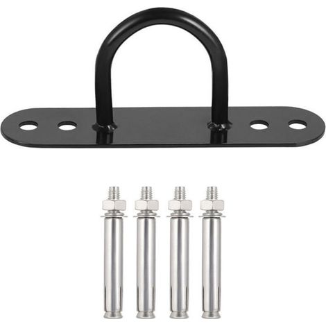 Soporte de pared para cuerdas de combate, gancho para colgar correas de entrenamiento, cuerdas de boxeo, equipo de yoga, soporte fijo (1/4)