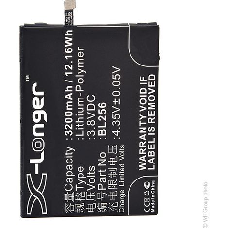NX – Batterie pour téléphone Lenovo 3.8V 3200mAh – Lithium ion polymère – Compatible Vibe X3 Lite – Garantie 2 ans - BL256 (1/3)