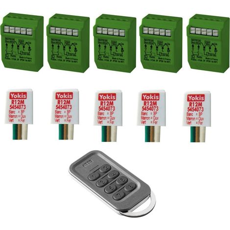 Kit 5 Tapparelle Radio Power 500W (Urmet Cod. 5454556) (1/4)