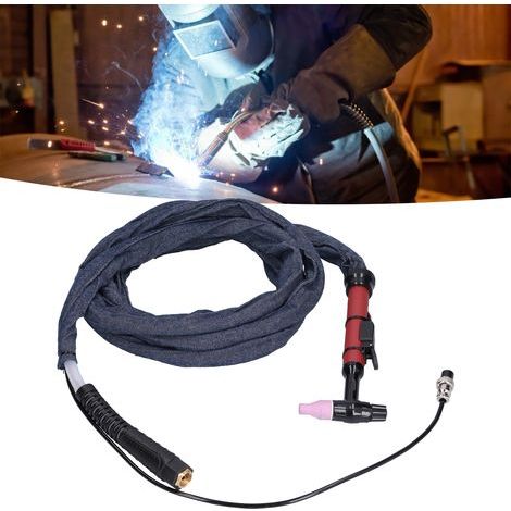 Torche de Soudage TIG Flexible avec Tête Intégrée et Câble M16 QQ150 3,7m (1/5)