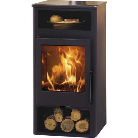stufa a legna panadero "aurora" grigio 5,9 kw (1/2)