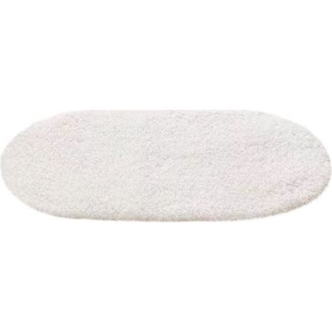 Tappetino da bagno assorbente e antiscivolo, tappeto ovale in microfibra/doccia, soggiorno/camera da letto, lavabile in lavatrice, 40 x 60 cm, compatibile con vasche standard (1/5)
