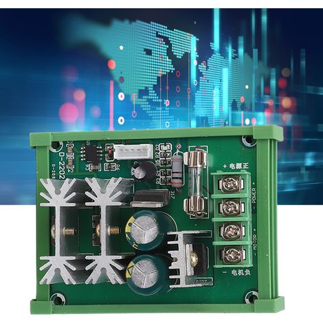 Module de commande de vitesse pour moteur CC 12 V, 24 V, 36 V ou 55 V, montage sur rail DIN, régulation de courant PWM 20 A (1/5)