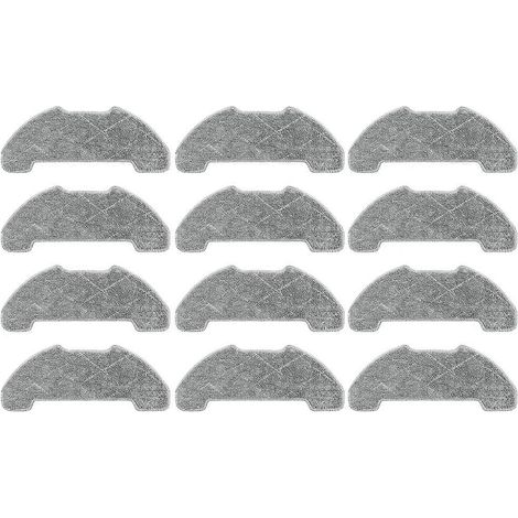 12PCS Serpillière Pads pour P30 Robot Aspirateur Cleaners de remplacement Accessoires Lavable Serpillière Cloth (1/5)