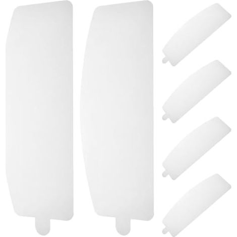 Lot de 6 protections de lentille transparentes pour casque de sablage, épaisseur 0,5 mm, compatibles avec les cagoules de sablage, protection de sécurité industrielle (1/5)