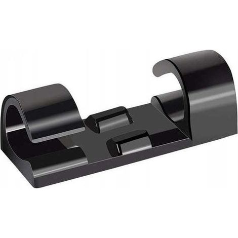 Organizzatore di cavi su nastro, 20 pezzi, nero KD10081