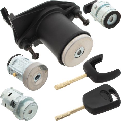 Set di 4 inserti per serratura di accensione, serratura della portiera, serratura del cofano del bagagliaio e tappo del serbatoio carburante per Ford Fusion 02-12. (1/2)