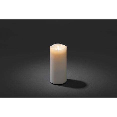 LED Duftkerze mit 6h Timer, flackernd, Ø 9cm, Höhe 18cm, Batteriebetrieb (1/5)