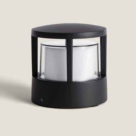 Segnapasso da Esterno LED 5W in Alluminio 11 cm Obis Nero CCT 2700K - 3300K - 4000K