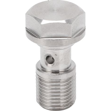 Vis banjo 7/16 po-24 avec restricteur de 1,5 mm en acier inoxydable pour conduites de frein, conduites d'embrayage et alimentation d'huile turbo (1/5)