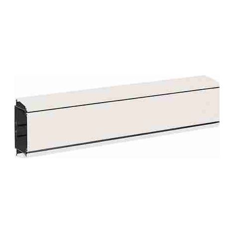 BTI121001BA canale T60 con coperchio - in PVC colore bianco 120x60 mm - 2m