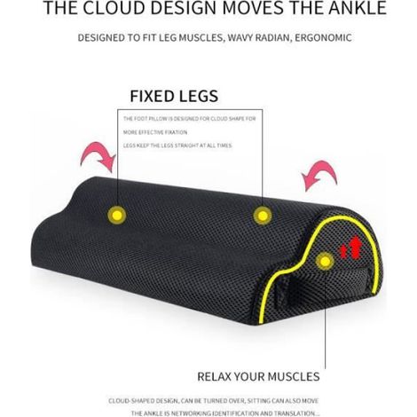 Repose-pieds de bureau semi-circulaire, repose-pieds ergonomique pour support de pied, adapté pour le confort au travail (1/4)