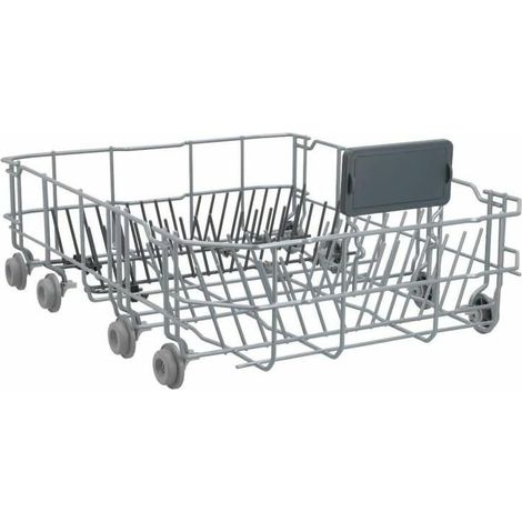Panier inférieur gris (52,8 x 37,7 x 22,5 cm) pour lave-vaisselle Beko - 1763400317 (1/2)