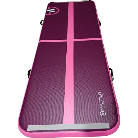 Pista acrobatica Airtrack Master 200 x 100 x 10 cm - Viola-Rosa