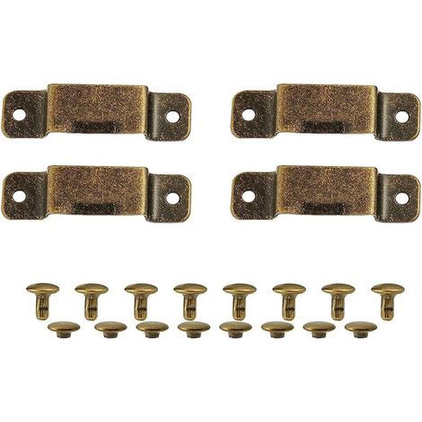 Lot de 4 supports de mètre ruban, support de ceinture de banc, support universel pour outils, station de rangement, rivets en bronze, support pour ceinture (1/5)