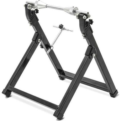 Équilibreuse de roue moto - ConStands WU-2 - Aluminium CNC - Roulements à billes - Pliable