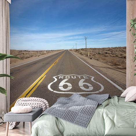 Papier peint panoramique - Route 66 - 130 cm x 98 cm (1/4)