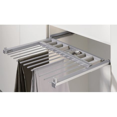 Hettich Ausziehbarer Hosenhalter Amari, silber, 500 - 600 mm (1/5)