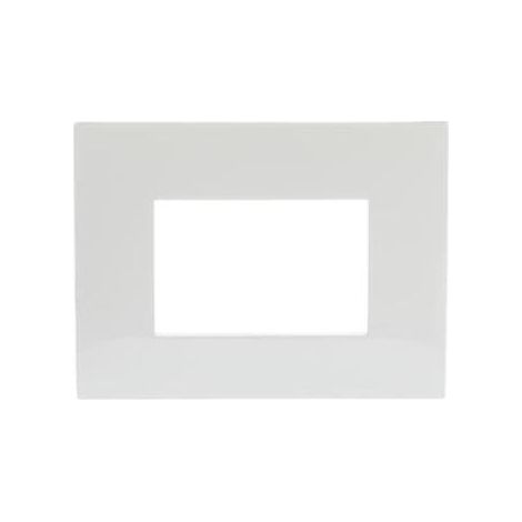 Placca 3 moduli colore bianco abb chiara 2csk0301ch