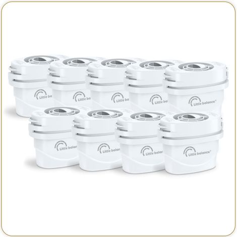 Pack de 9 Cartouches filtrantes pour Carafe, Compatible Toutes carafes filtrantes, Pack 9 Mois (1/5)
